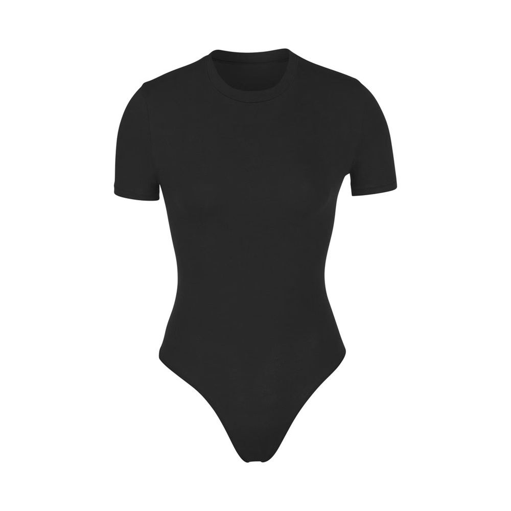 SKIMS stretch cotton jersey t-shirt body suit